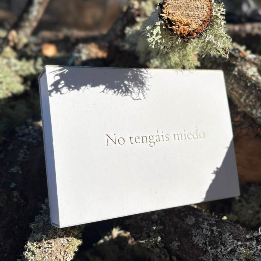 Pulsera "No tengáis miedo" — Acabado en Oro de 18K.