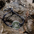 Pulsera "No tengáis miedo" — Acabado en Plata pulida.